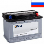 Аккумулятор VST Стандарт 12V 75Ah 680A (R+) B13 258x175x223