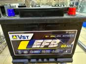 Аккумулятор VST EFB 12V 60Ah 600A (R+) B13 242x175x190
